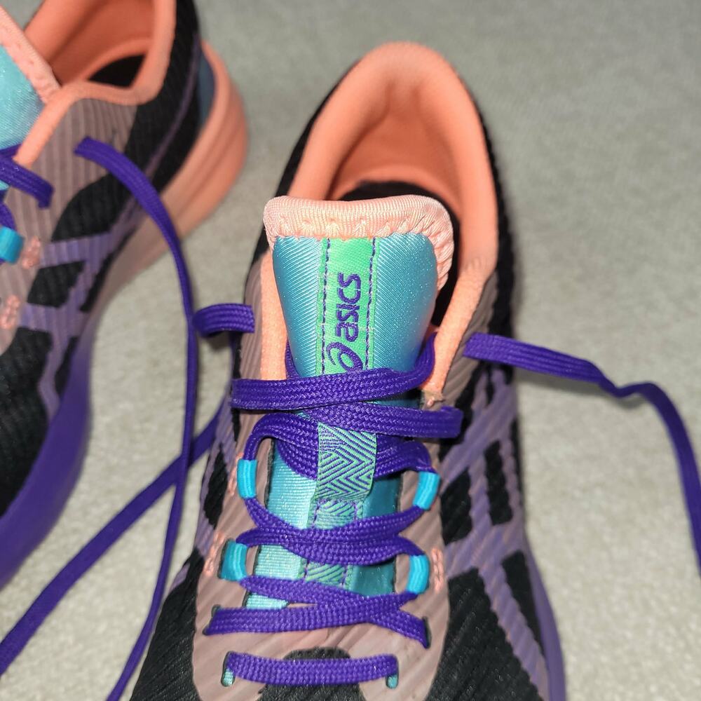 Asics Gel-Dedicate Pink Purple Black Women's Tennis Shoes 9.5 - Picture 4 of 8